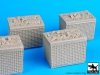 Black Dog D35017 Sandbag armored wall 3 1/35